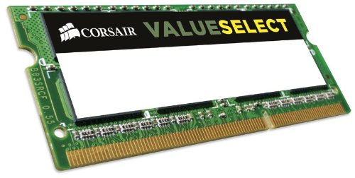 Corsair 8GB (2x4GB) 1600MHz PC3-12800 204-Pin DDR3 SODIMM Laptop Memory (CMSO8GX3M2C1600C11)
