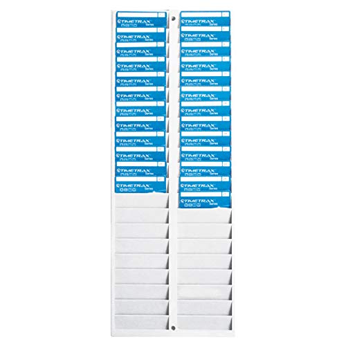 Pyramid Badge Rack, 40 Pockets, 8-1/4 x 1/2 x 22-1/2 Inches, Gray (PTI5004SP)