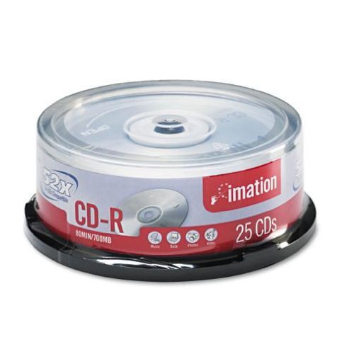 Imation 52x Certified CD-R 700MB 80 Min Spindle Imation