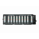 C2G 37006 8-Port 110 IDC Telephone Module, Black