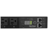 CyberPower PDU20MT8FNET Monitored PDU RM 1U 20A 8-Outlet