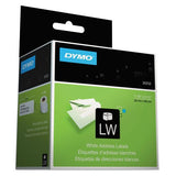 DYMO LW Mailing Address Labels for LabelWriter Label Printers, White, 1-1/8'' x 3-1/2'', 2 rolls of 350 (30252)
