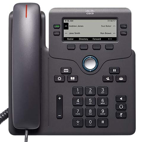 Cisco IP Phone 6851 with Multiplatform Firmware supporting 4 SIP registrations CP-6851-3PCC-K9