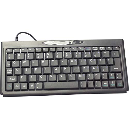 Solidtek Super Mini Kb Size Only 4X9 USB 77 Key Black Idea for Gaming