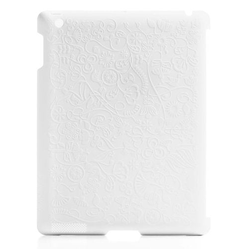 Blue Lounge Design Shell Flower Hard Case for iPad 2 (SL-2F-WH)