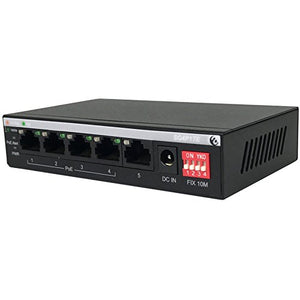 AMER NETWORKS SG4P1TE AMER 5 Port Gigabit with 4 Port Poe+ Range Extend Unmanaged Switch