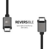 Press Play Single-Port Fixed Cable USB-c Car Charger - Black