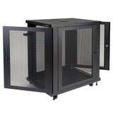 Tripp Lite 18U 33-Inch Deep Rack Enclosure Server Cabinet with Doors and Sides, SR18UB