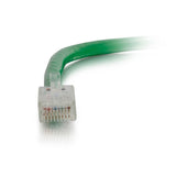 C2G 04129 Cat6 Cable - Non-Booted Unshielded Ethernet Network Patch Cable, Green (3 Feet, 0.91 Meters)