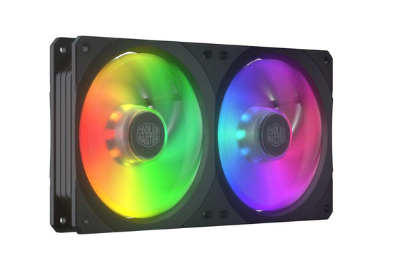 Cooler Master MasterFan SF240R ARGB 240mm Addressable ARGB Square Framed Fan with 18 Independently