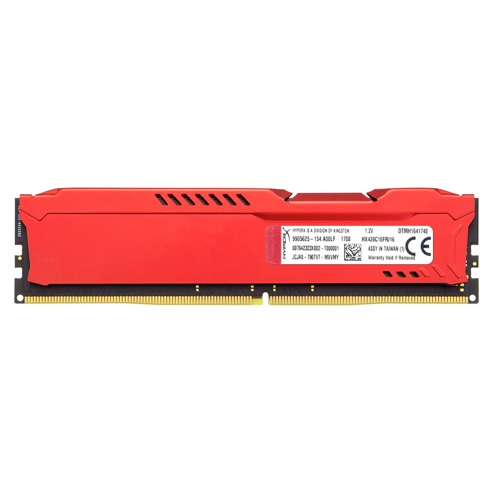 HyperX Fury Red 16GB 2666MHz DDR4 CL16 DIMM (HX426C16FR/16)