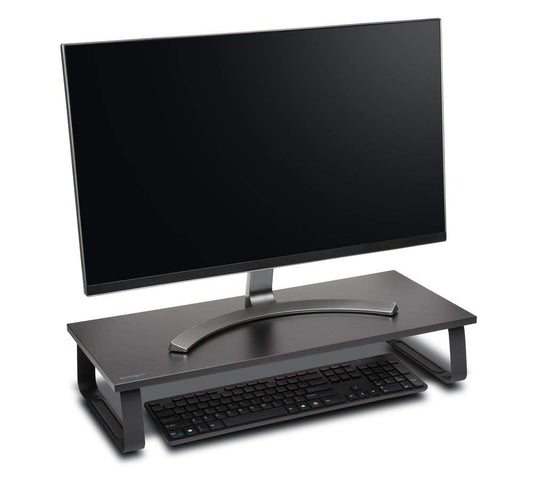 Kensington Extra Wide Monitor Stand, Fits Monitors up to 32 Inches and 44 Pounds, Black (K55726WW)