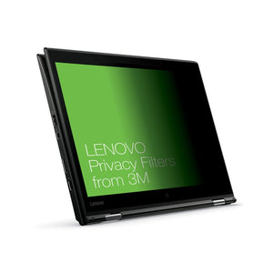 LENOVO PRIVACY FILTER FOR X1 YOGA PROVIDES PRIVACY, PROTECTION AND RELIABLE TOUCH COMPATIBILITY FROM LENOVO PRIVACY FILTERS FROM 3M. LENOVO THINKPAD PRIVACY FILTERS UTILIZE MICROREPLICATION TECHNOLOGY