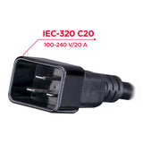 CyberPower PDU81005 Switched Metered-by-Outlet PDU, 100-240V/20A, 8 Outlets, 1U Rackmount