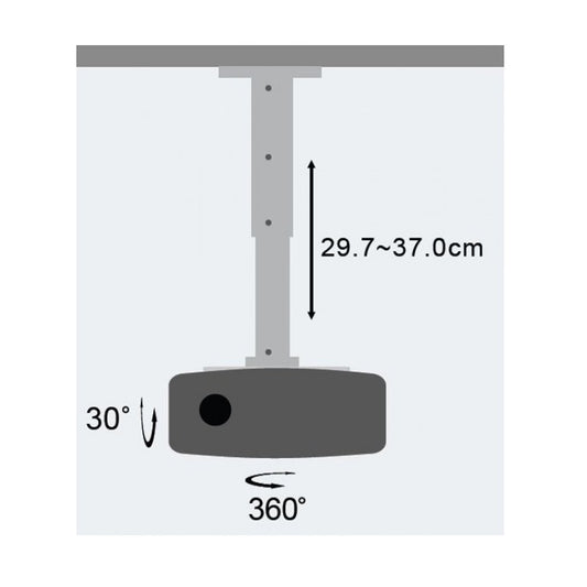 Techly Extendable Ceiling Mount for Projector