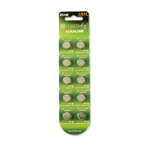 Techly Battery Pack Alkaline LR44 10SET, (IBT-KLR44)