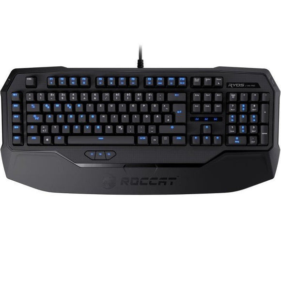 ROCCAT ROC-12-851-BK RYOS MK Pro Mechanical Gaming Keyboard with Per-Key Illumination, Black Cherry MX Key Switch
