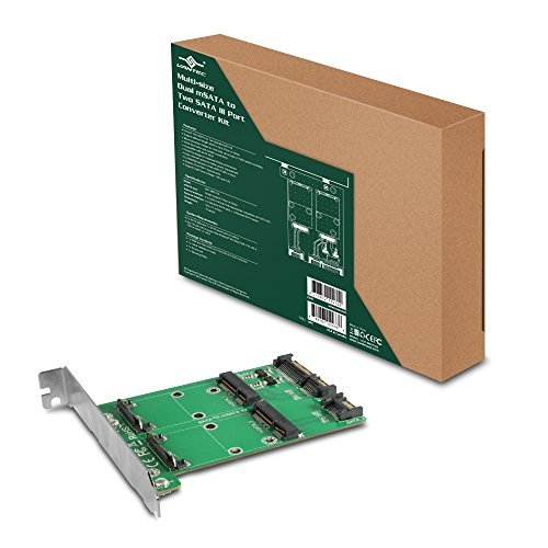 Vantec Multi-Size mSATA to SATA III Converter Kit UGT-MST110