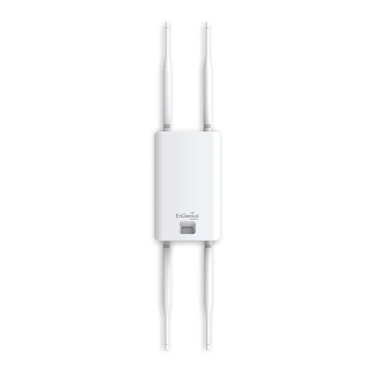 EnGenius 802.11ac Wave 2 2x2 Dual Band, high-powered, Outdoor wireless AP with external detachable antenna, 27dBm, 24V PoE, quad-core CPU, MU-MIMO, Beamforming, IP55 (ENS620EXT)