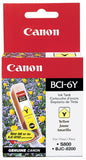 Genuine Canon BCI-6Y Ink Tank, Yellow - 4708A003