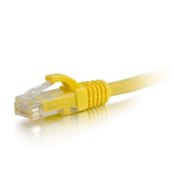 C2G 22105 Cat5e Cable - Snagless Unshielded Ethernet Network Patch Cable, Yellow (1 Foot, 0.30 Meters)