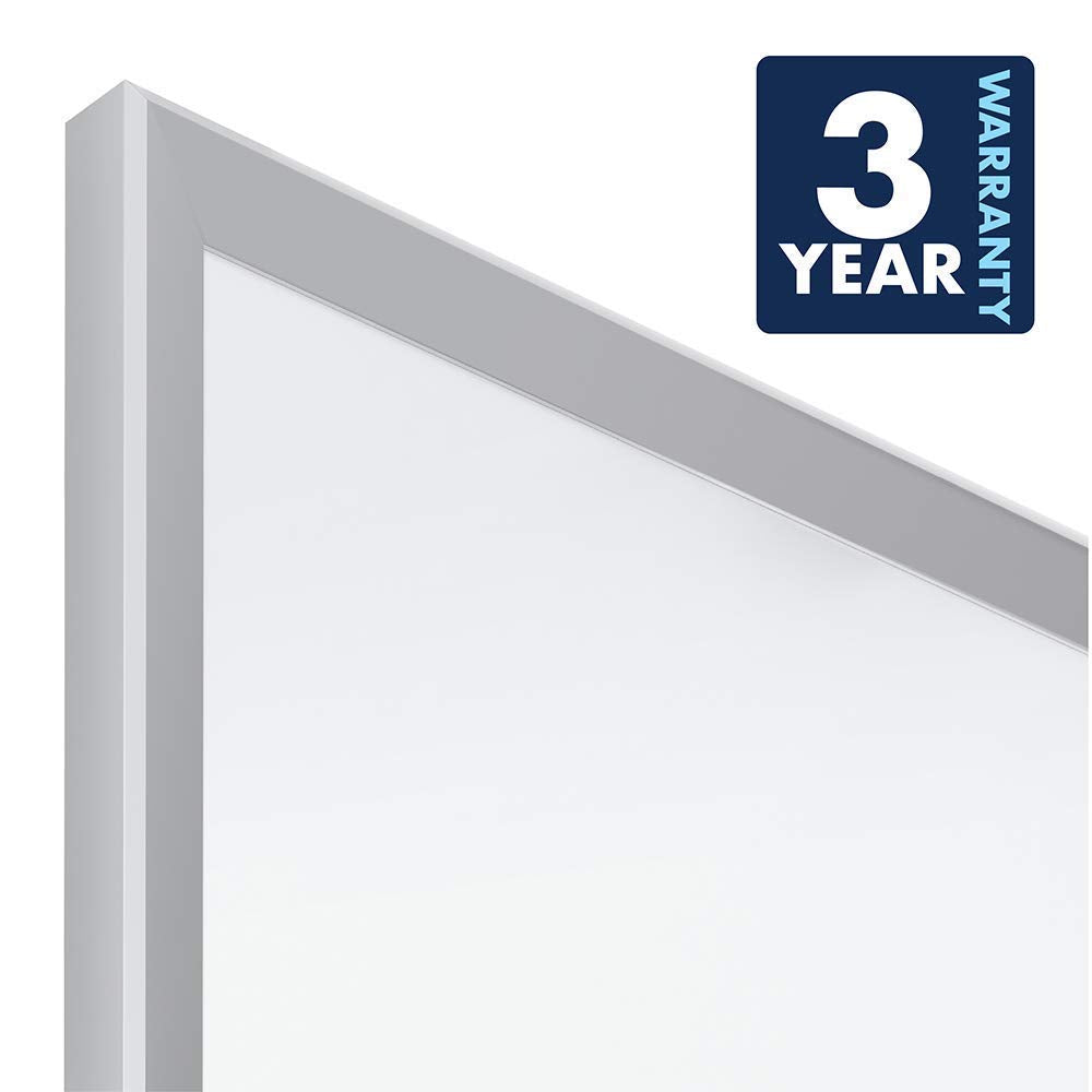 Boone Anodized Aluminum Frame Dry-Erase Board, 48 x 96 Inches