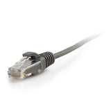 C2G 01052 Cat5e Cable - Snagless Unshielded Slim Ethernet Network Patch Cable, Gray (15 Feet, 4.57 Meters)