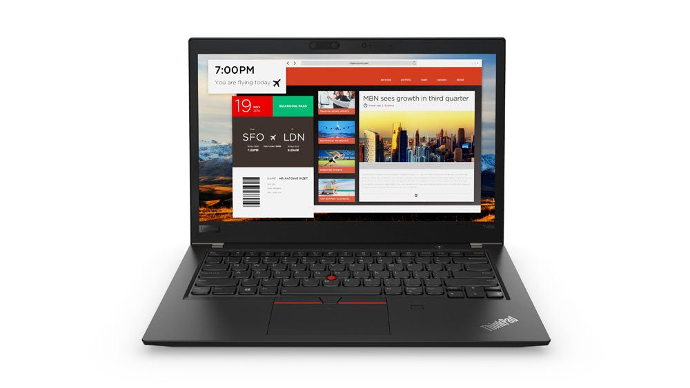 Lenovo ThinkPad T480s (20L7-002KUS) Intel Core i7-8550U, 8GB RAM, 256GB SSD, 14-inch FHD 1920x1080, Win10 Pro, 720p Webcam, Backlit KB