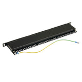 Tripp Lite Cat6a Patch Panel 24-Port High-Density Shielded Dual IDC 0.5URM (N252A-024-HUSHK)