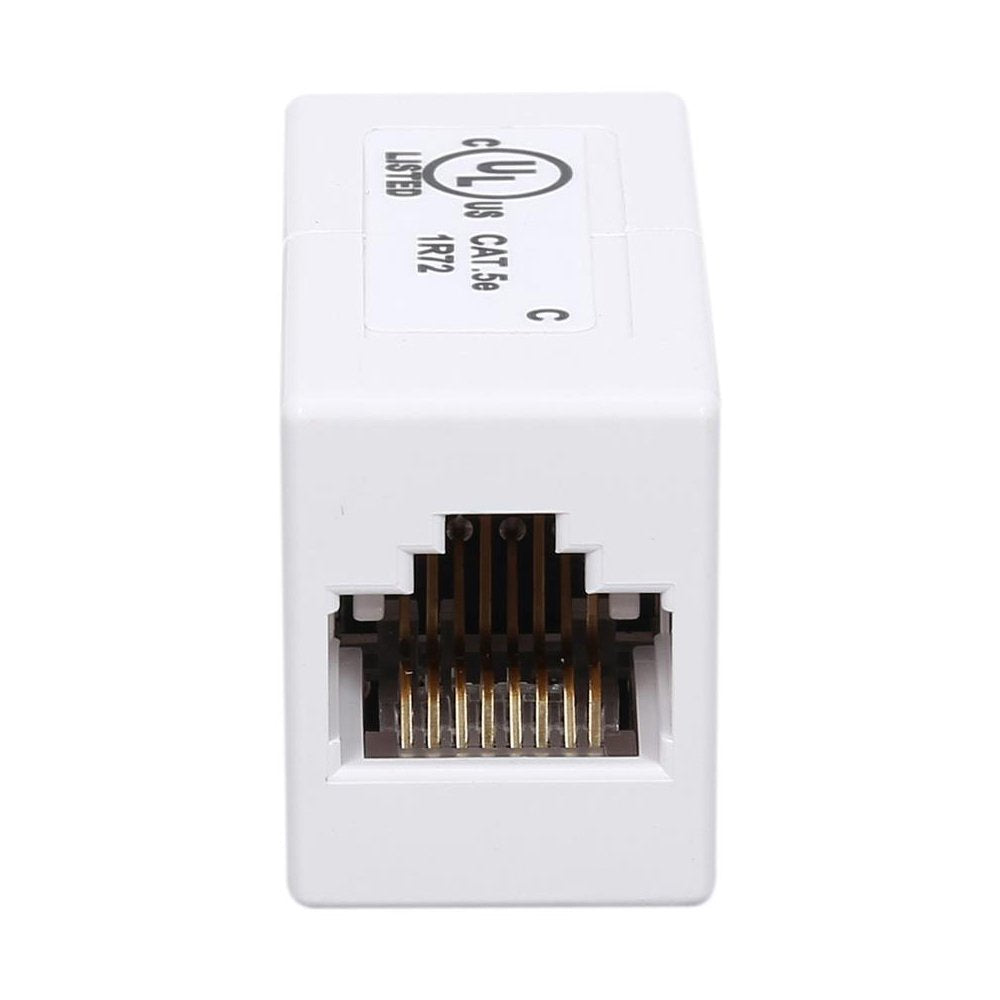 Belkin RJ45F/RJ45F Straight Cat5 Rated Modular Coupler (White)