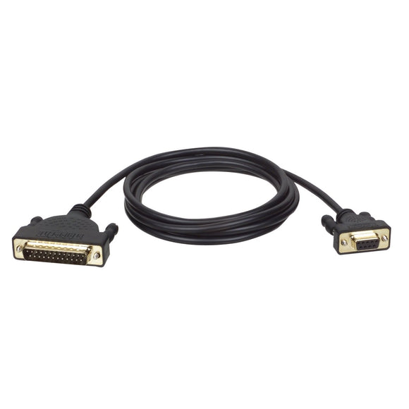Tripp Lite P404-006 6 Feet AT Serial Modem Gold Cable DB9F/25M