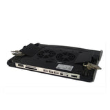 Vantec LapCool 4 Foldable Notebook Cooler with 4-Port Hub and Card Reader LPC-430 (Black)