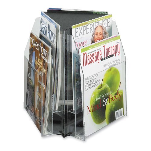 Safco Reveal Magazine and Pamphlet Tabletop Display