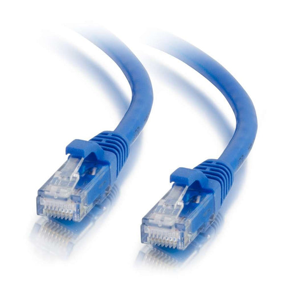 C2G 00689 Cat6a Snagless Unshielded (UTP) Network Patch Cable, Blue (1 Foot)