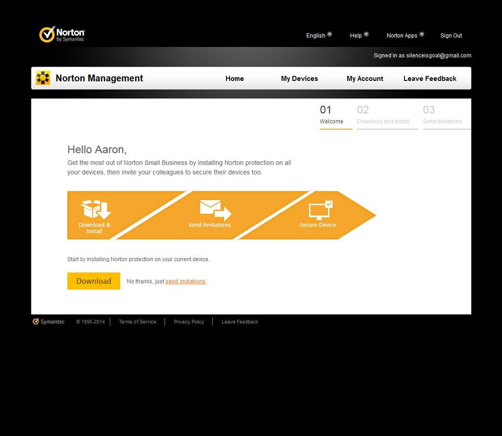 Norton Small Business - 5 Device [Key Card]