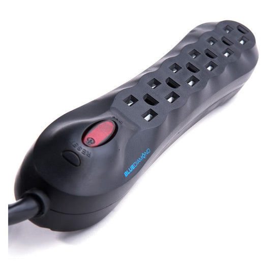 Blue Diamond 34603 Universal 6 Outlet Surge Protector Power Bar Strip