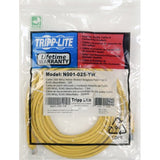 Cat5e 350mhz Snagless Molded Patch Cable (Rj45 M/M) - Yellow, 1-Ft.