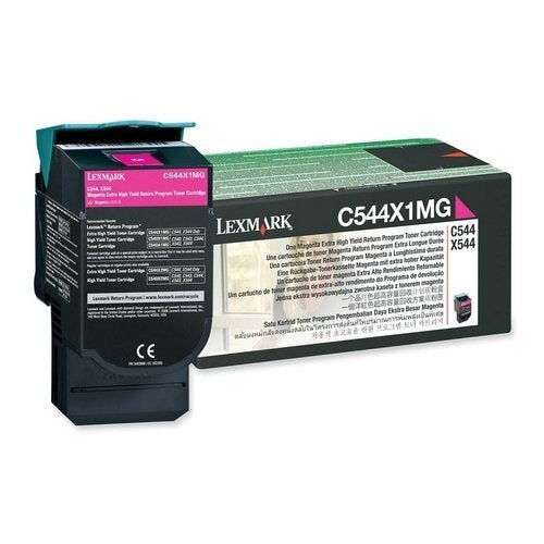 Lexmark C544, C546, X544, X546, X548 RÃŒckgabe-Tonerkassette Magenta (ca. 4.000 Seiten)Â (13)