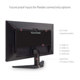 Open Box ViewSonic VX2758-P-MHD 27" Frameless 1080P 144Hz 1ms Gaming Monitor with FreeSync Eye Care HDMI and DisplayPort