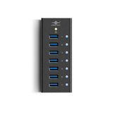 Vantec Aluminum 7-Port USB 3.0 Hub with Power Adapter (UGT-AH700U3)