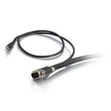 C2G 50229 Select VGA + 3.5mm Stereo Audio and Video Cable M/M, In-Wall CMG-Rated, Black (35 Feet, 10.66 Meters)