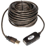 Tripp Lite USB 2.0 Hi-Speed Active Extension Repeater Cable, USB-A (M/F), 5 Meter (16 ft.) (U026-016)
