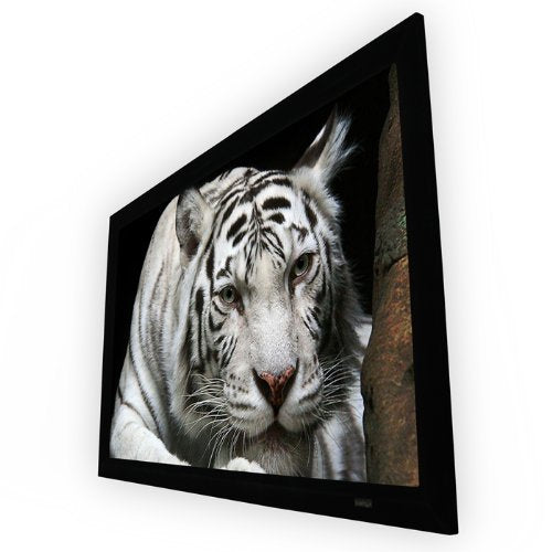 Elunevision 92" Reference Fixed Frame Home Theater Projection,Education,Outdoor Indoor Public Display Projector Screen Kit (EV EV-F3-92-1.0)