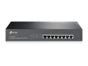 TP-Link TL-SG1008PE 8-Port Giagbit PoE Switch, 8 POE ports, IEEE 802.3at/af, Max Output 124W