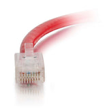 C2G 04149 Cat6 Cable - Non-Booted Unshielded Ethernet Network Patch Cable, Red (2 Feet, 0.60 Meters)
