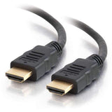 C2G 42500 High Speed HDMI Cable with Ethernet for TVs, Laptops, and Chromebooks, Black (1.6 Feet, 0.5 Meters)