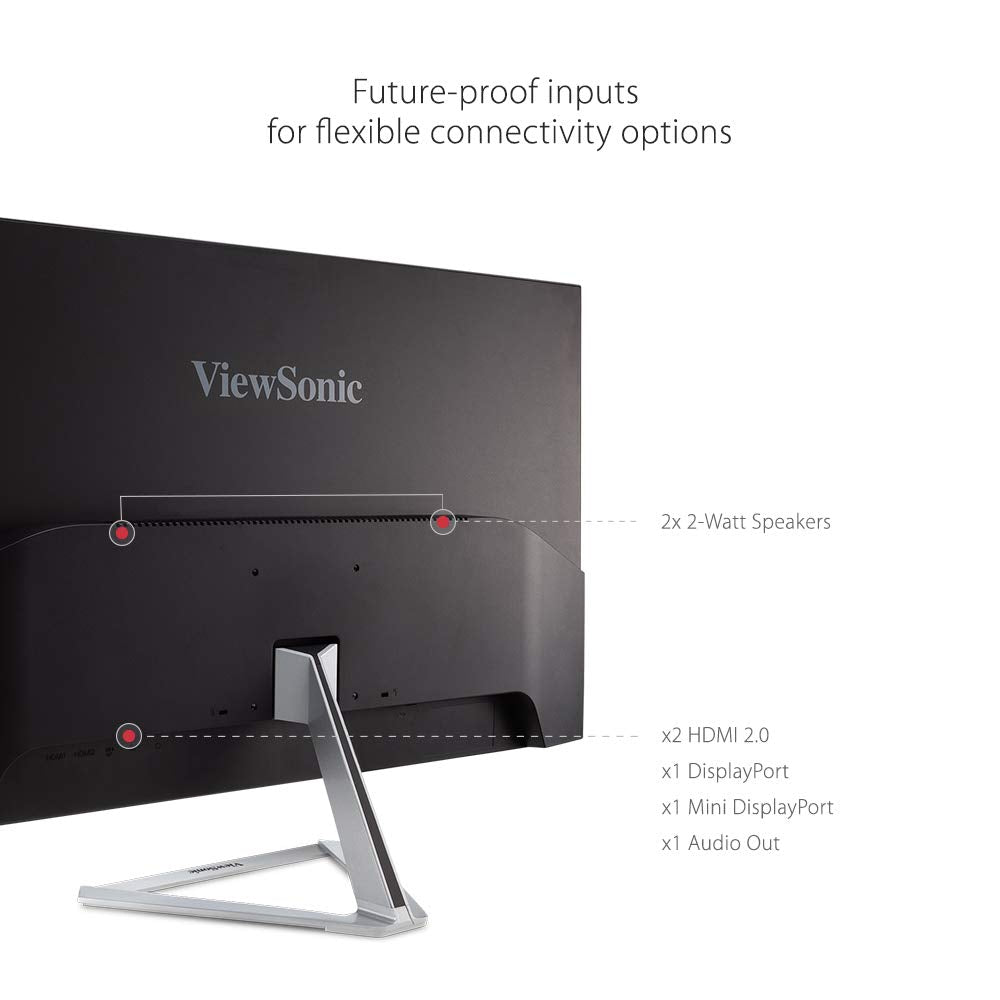 ViewSonic Monitor VX3276-4K-MHD 32-Inch Screen LCD 14700510