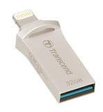 Transcend 32GB JetDrive Go 500 USB Flash Drive, Silver (TS32GJDG500S)