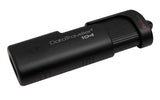 Kingston Digital 64 GB Data Traveler 104 USB 2.0 Flash, Thumb Memory Drive, Black Sliding Cap Design (DT104/64GB)