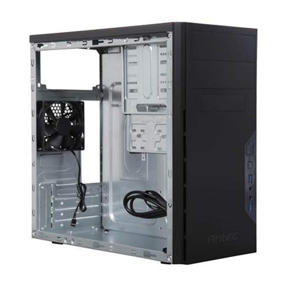 Antec Affordable Builder-Friendly Mid-Tower Case with 2 X USB 3.0 Ports & Audio in/Out Jacks Black - VSK3000E-U3